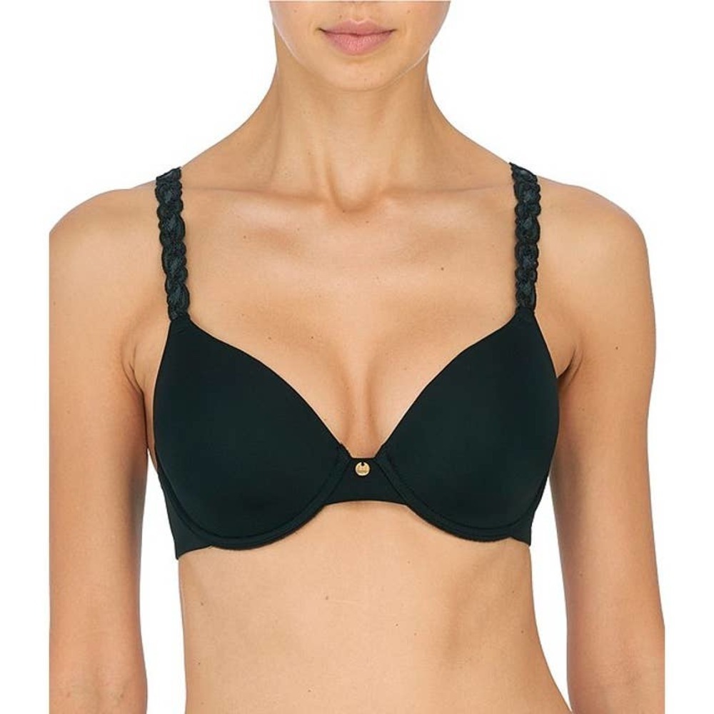 Natori Pure Luxe Full-Busted Underwire U-Back Contour T-Shirt Bra Women Size 32D
